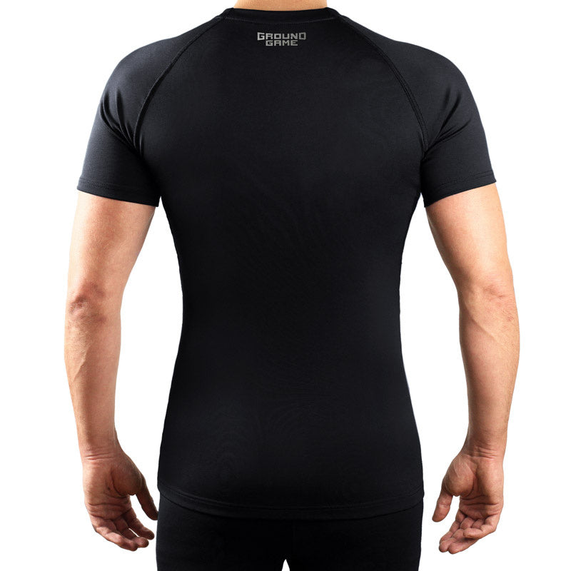 Rashguard Essential Platinum s kratkimi rokavi