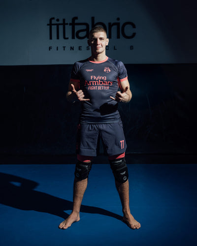 Rashguard FC Armbar s kratkimi rokavi (mornarsko moder)