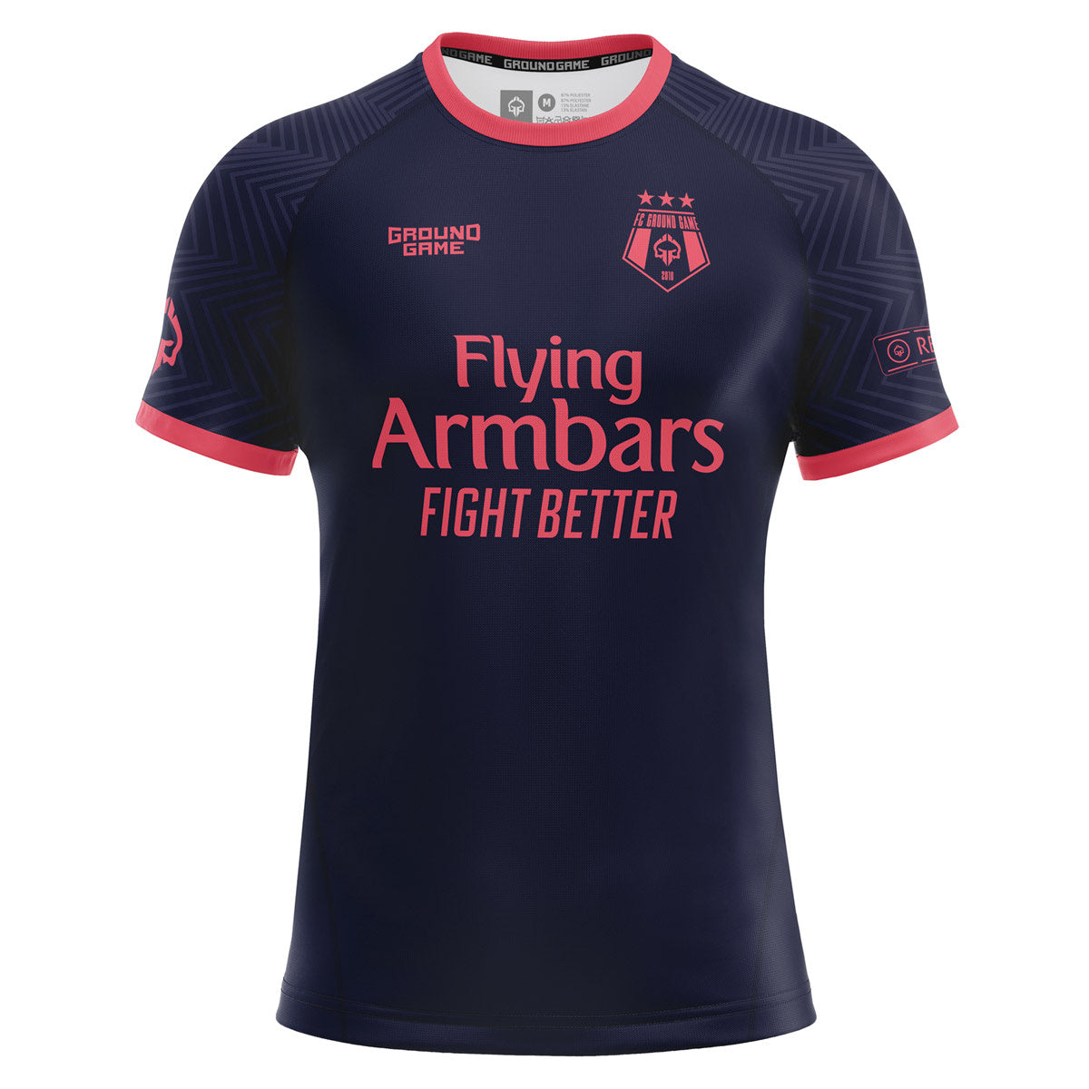 Rashguard FC Armbar s kratkimi rokavi (mornarsko moder)