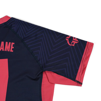 Rashguard FC Armbar s kratkimi rokavi (mornarsko moder)