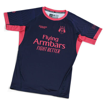 Rashguard FC Armbar s kratkimi rokavi (mornarsko moder)
