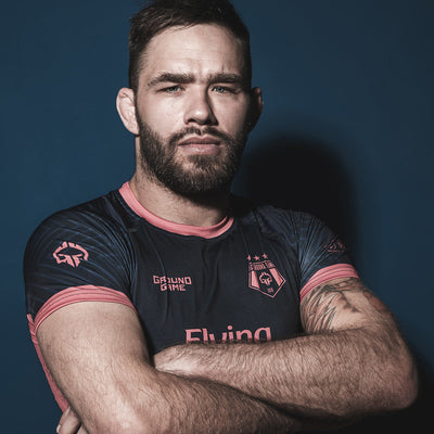Rashguard FC Armbar s kratkimi rokavi (mornarsko moder)