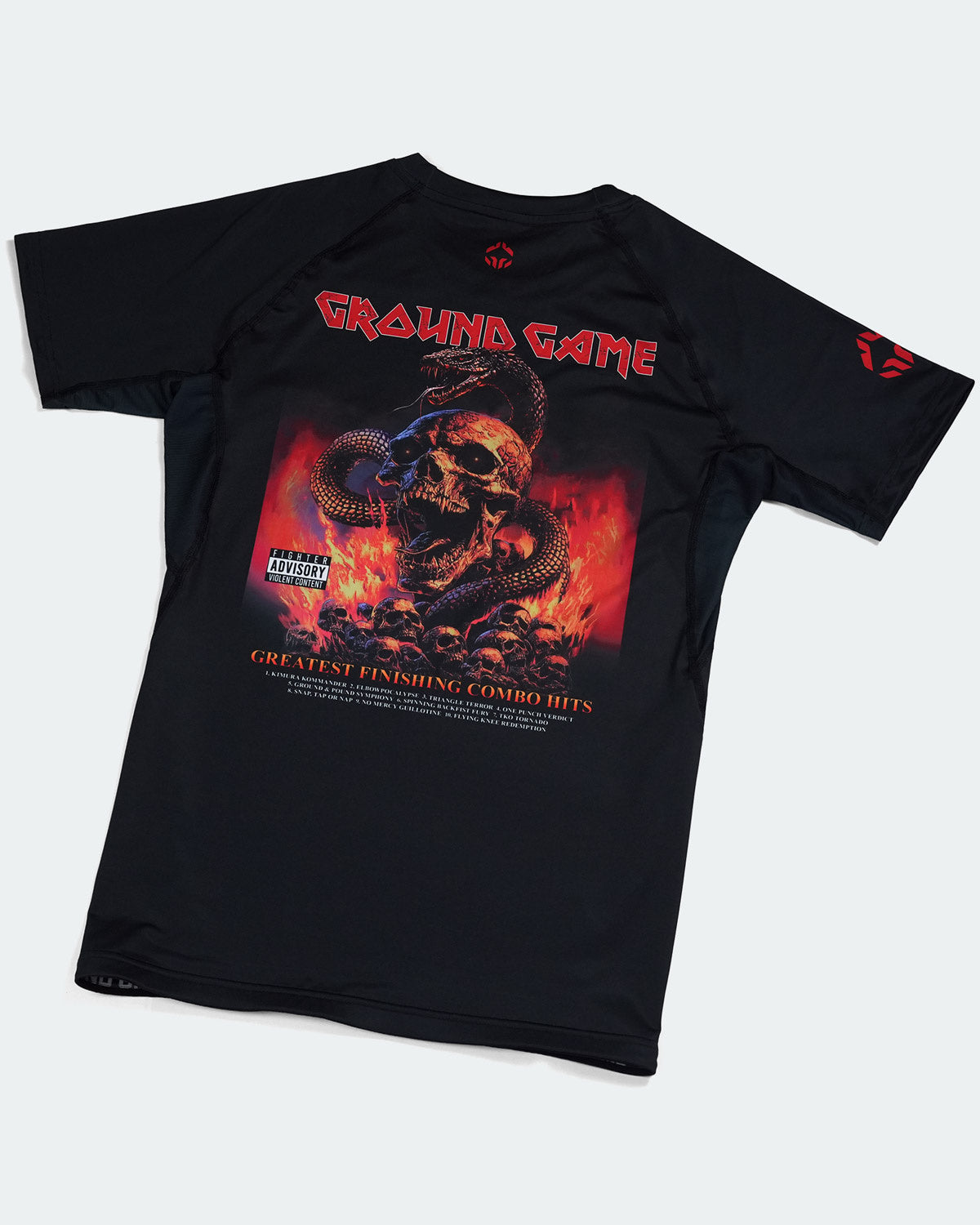 Rashguard Inferno s kratkimi rokavi