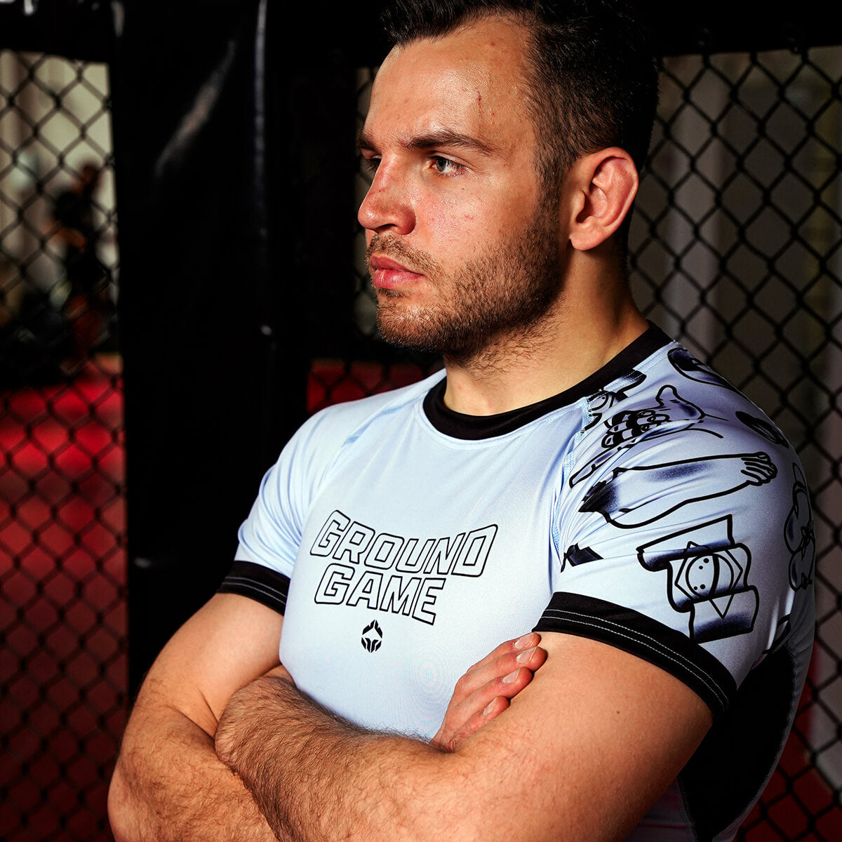 Rashguard Jiu-Jitsu is Calling x Noize s kratkimi rokavi