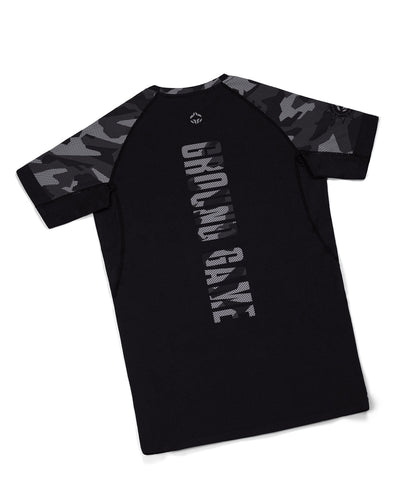 Rashguard Military s kratkimi rokavi