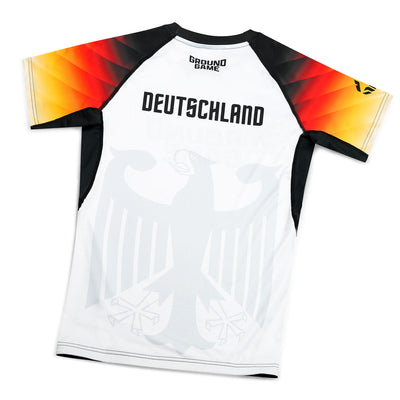 Rashguard Nemčija s kratkimi rokavi (bel)
