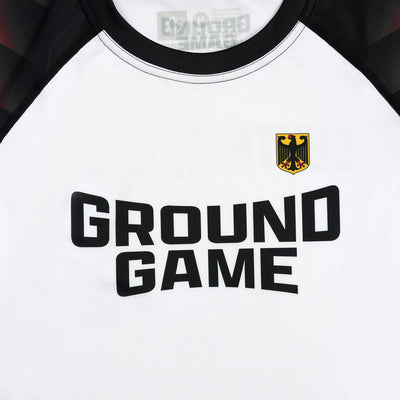 Rashguard Nemčija s kratkimi rokavi (bel)