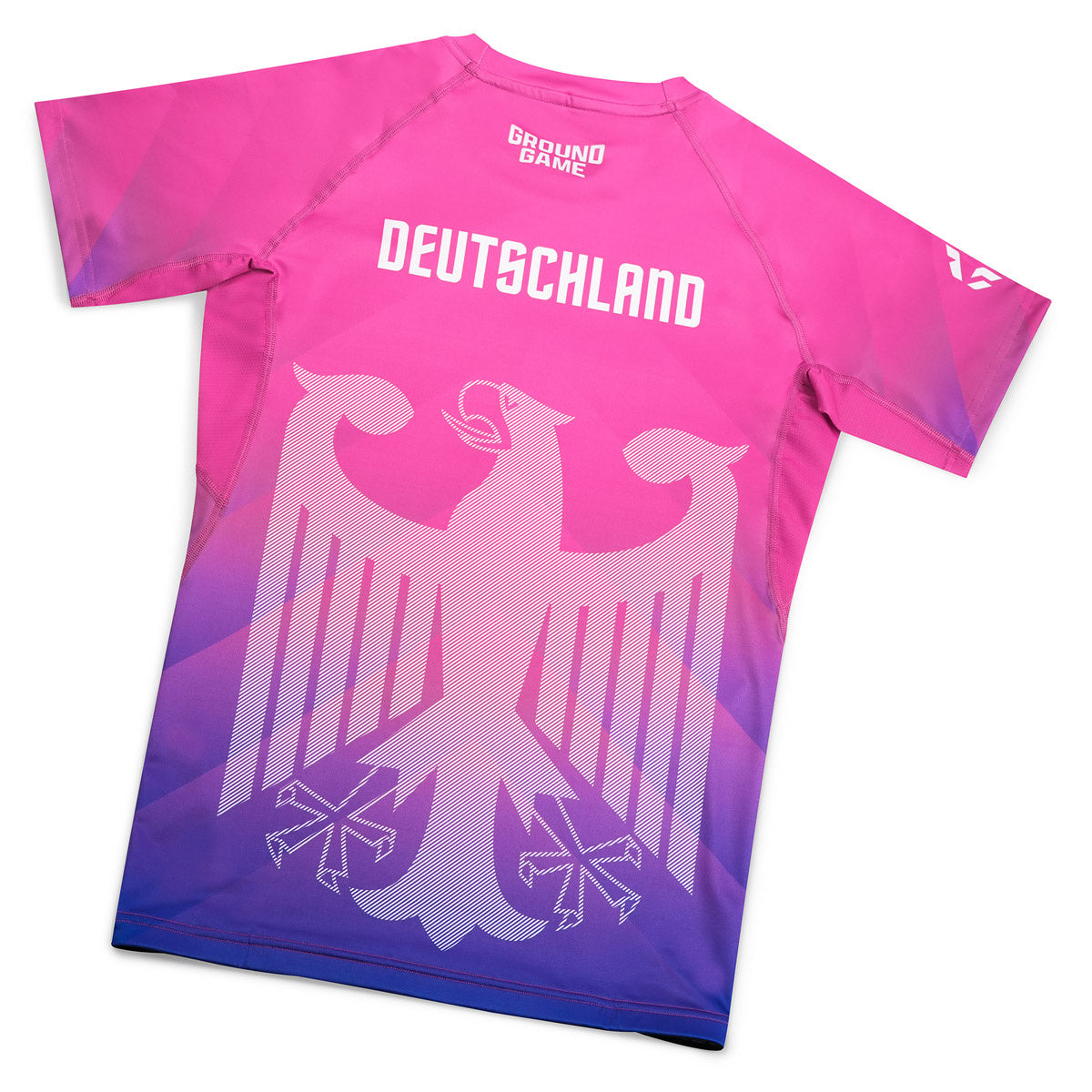 Rashguard Nemčija, kratki rokavi (rožnat)
