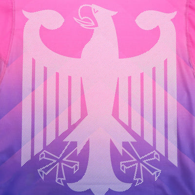 Rashguard Nemčija, kratki rokavi (rožnat)