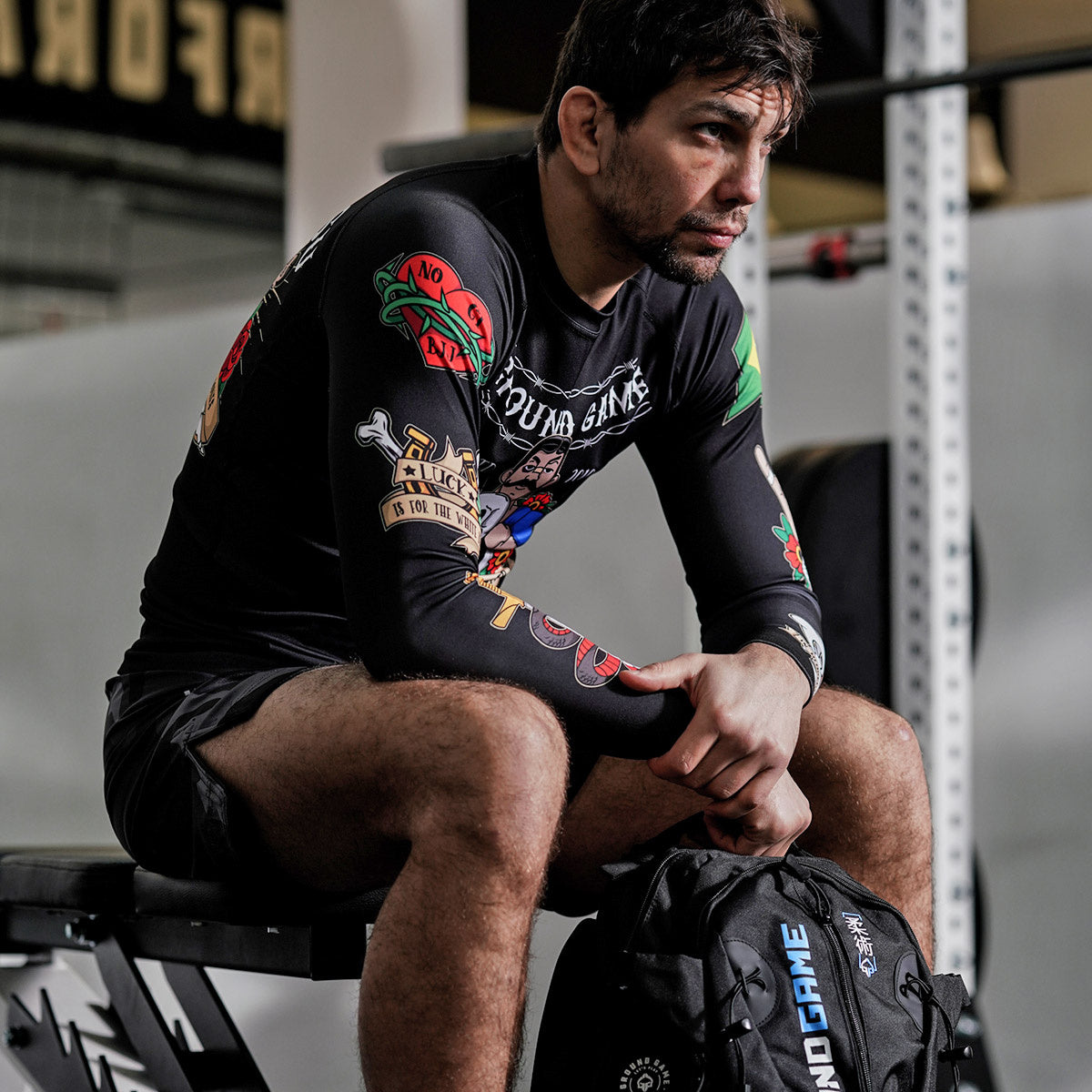 Rashguard Oldschool z dolgimi rokavi