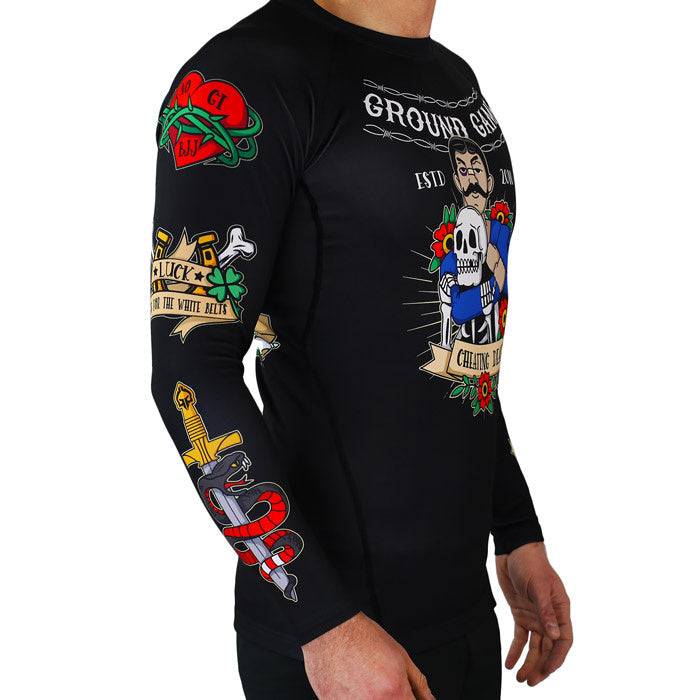 Rashguard Oldschool z dolgimi rokavi