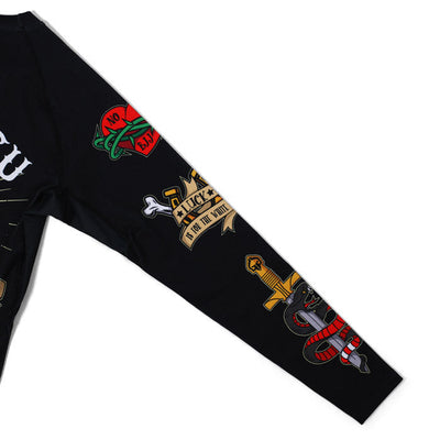 Rashguard Oldschool z dolgimi rokavi