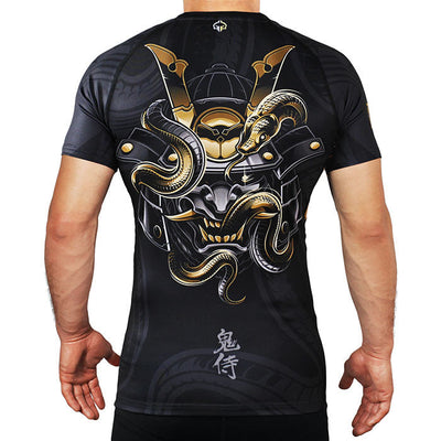 Rashguard Oni Samurai s kratkimi rokavi