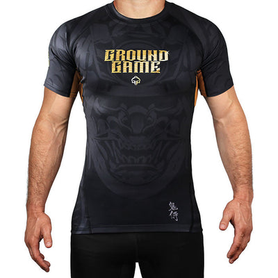 Rashguard Oni Samurai s kratkimi rokavi