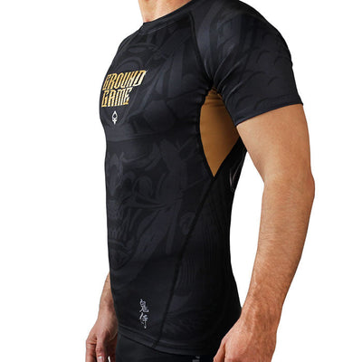 Rashguard Oni Samurai s kratkimi rokavi