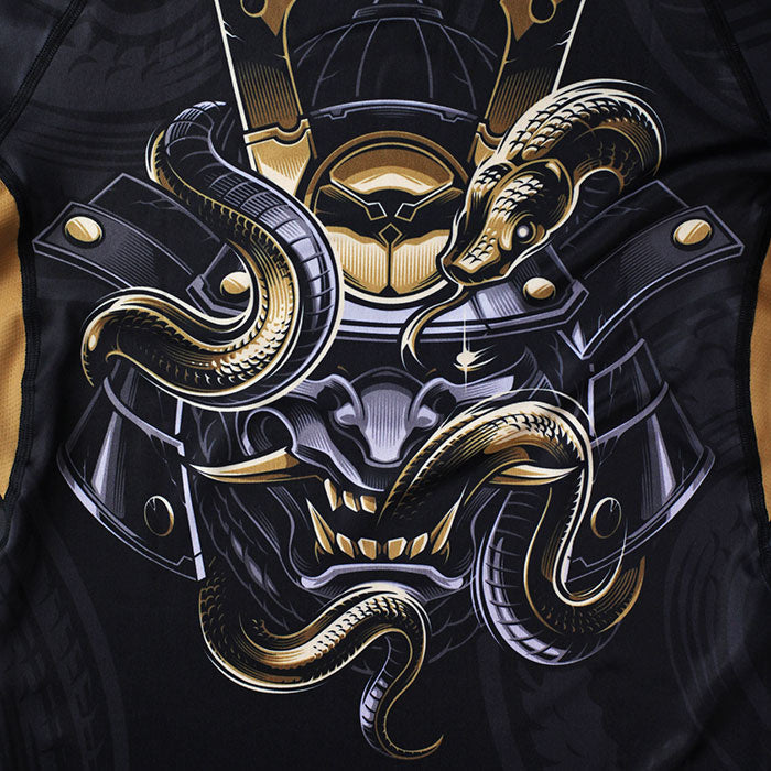 Rashguard Oni Samurai s kratkimi rokavi