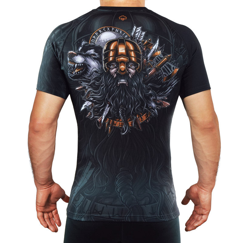 Rashguard Ragnarok s kratkimi rokavi
