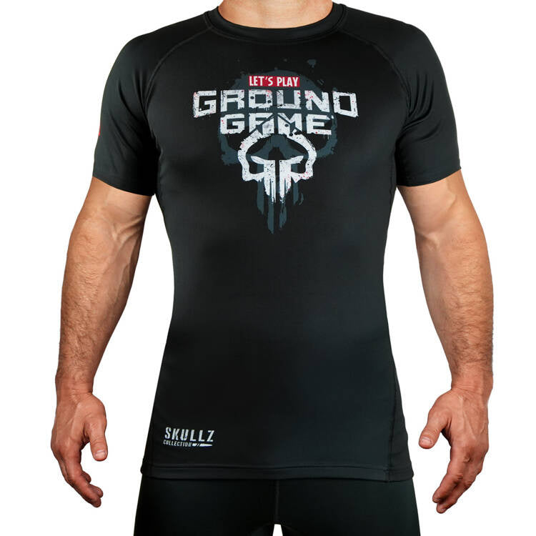 Rashguard Skullz s kratkimi rokavi