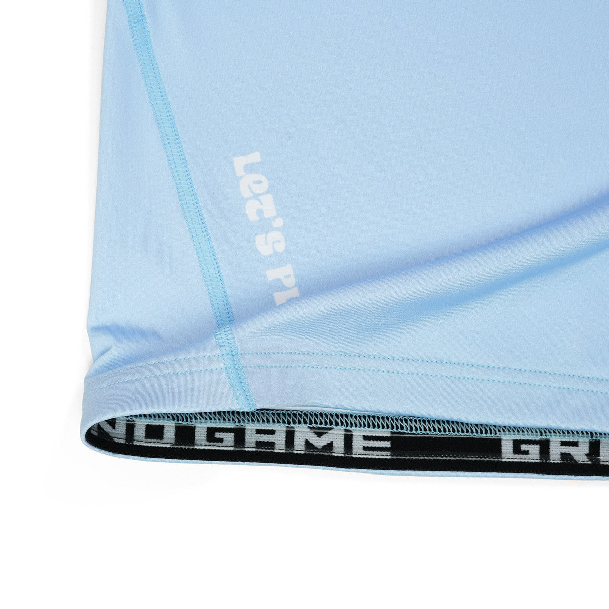 Ženski rashguard Athletic Light Blue s kratkimi rokavi