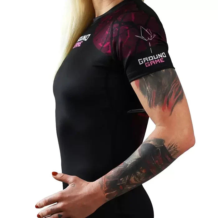 Ženski rashguard Tsuru Warrior s kratkimi rokavi