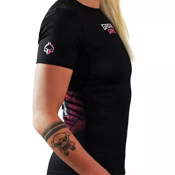 Ženski rashguard Tsuru Warrior s kratkimi rokavi