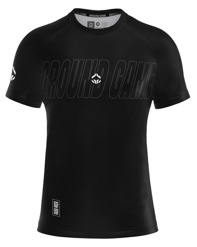Rashguard za BJJ v barvi lestvice IBJJF 2.0 (črn)