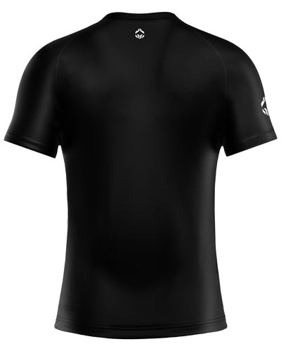 Rashguard za BJJ v barvi lestvice IBJJF 2.0 (črn)