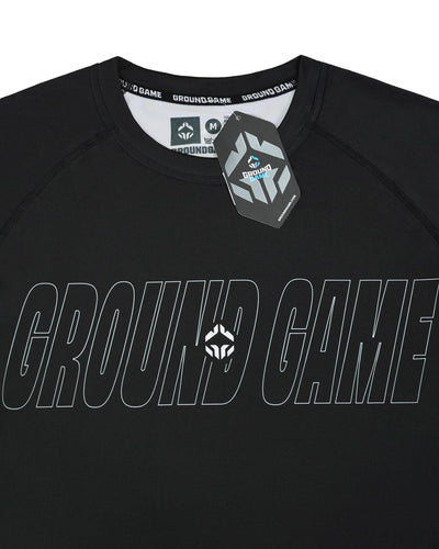 Rashguard za BJJ v barvi lestvice IBJJF 2.0 (črn)