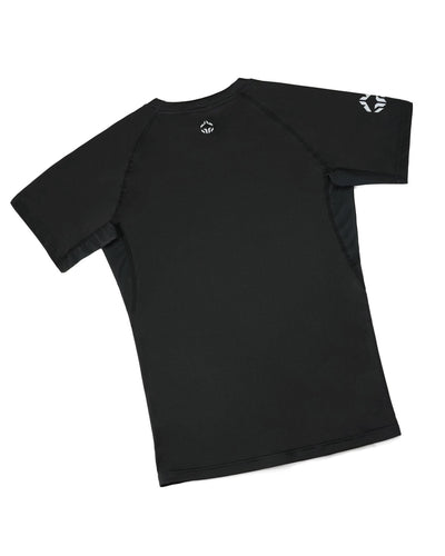 Rashguard za BJJ v barvi lestvice IBJJF 2.0 (črn)