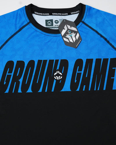 Rashguard za BJJ v barvi lestvice IBJJF 2.0 (moder)