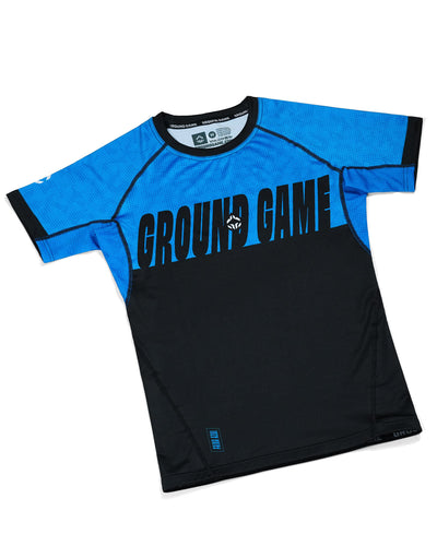 Rashguard za BJJ v barvi lestvice IBJJF 2.0 (moder)