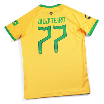 Otroški kratkorokavni rashguard Brazil Football