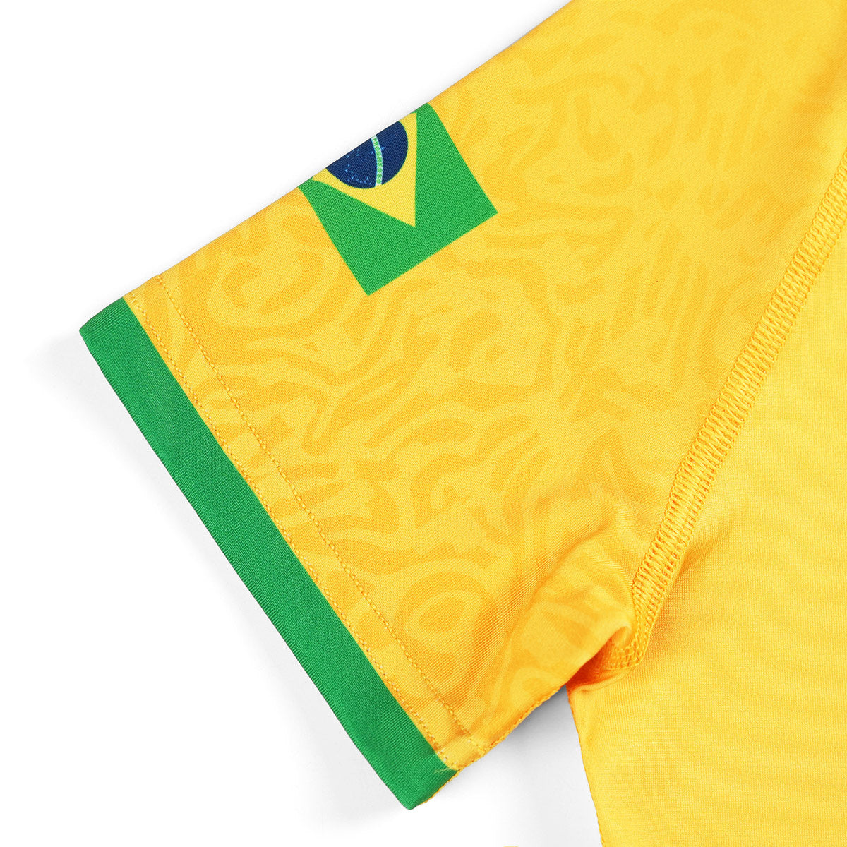 Otroški kratkorokavni rashguard Brazil Football
