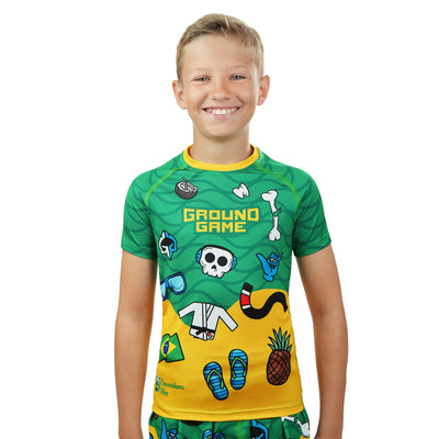 Otroški rashguard Copacabana s kratkimi rokavi