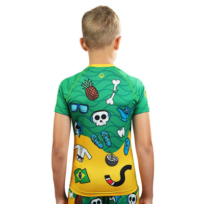 Otroški rashguard Copacabana s kratkimi rokavi