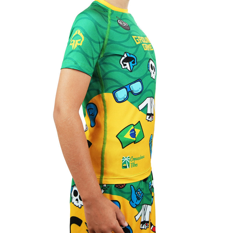Otroški rashguard Copacabana s kratkimi rokavi