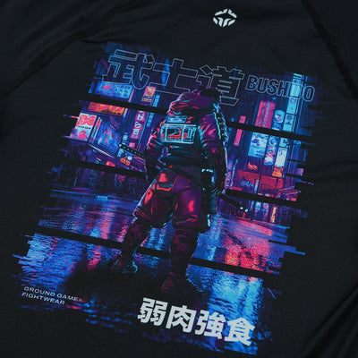 Otroški rashguard Cyber Samurai s kratkimi rokavi