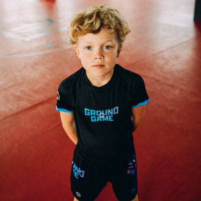 Otroški rashguard Cyber Samurai s kratkimi rokavi