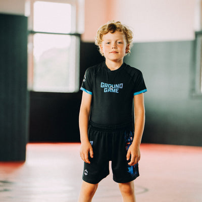 Otroški rashguard Cyber Samurai s kratkimi rokavi