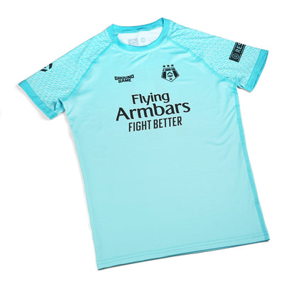 Otroški rashguard FC Armbar s kratkimi rokavi (mint)