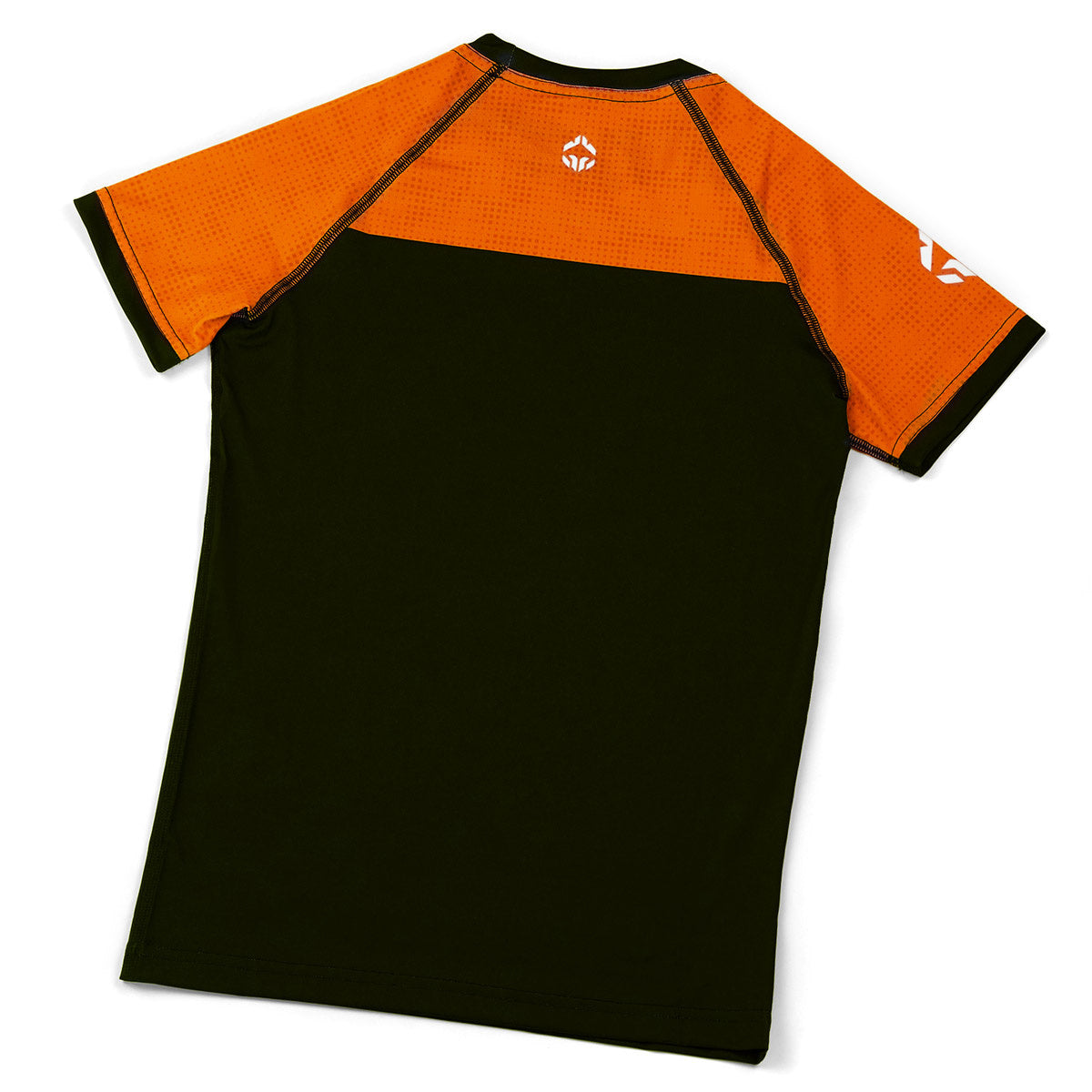 Otroški rashguard IBJJF Kids s kratkimi rokavi (oranžen)