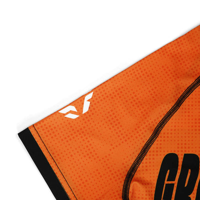 Otroški rashguard IBJJF Kids s kratkimi rokavi (oranžen)
