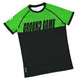 Otroški rashguard IBJJF Kids s kratkimi rokavi (zelen)
