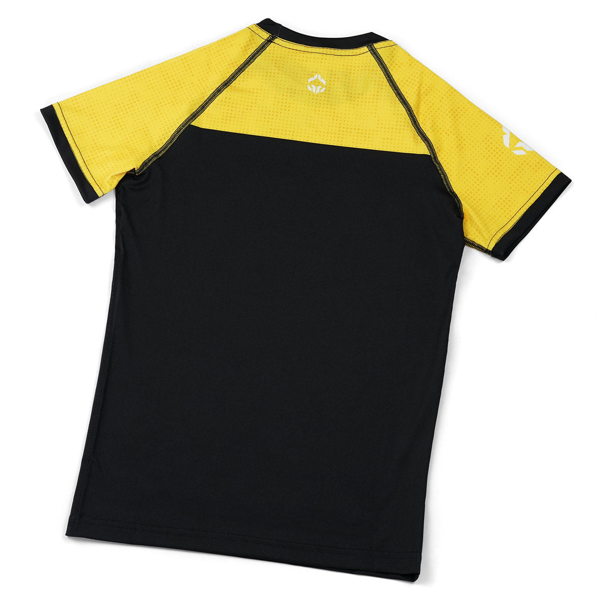 Otroški rashguard IBJJF Kids s kratkimi rokavi (rumen)