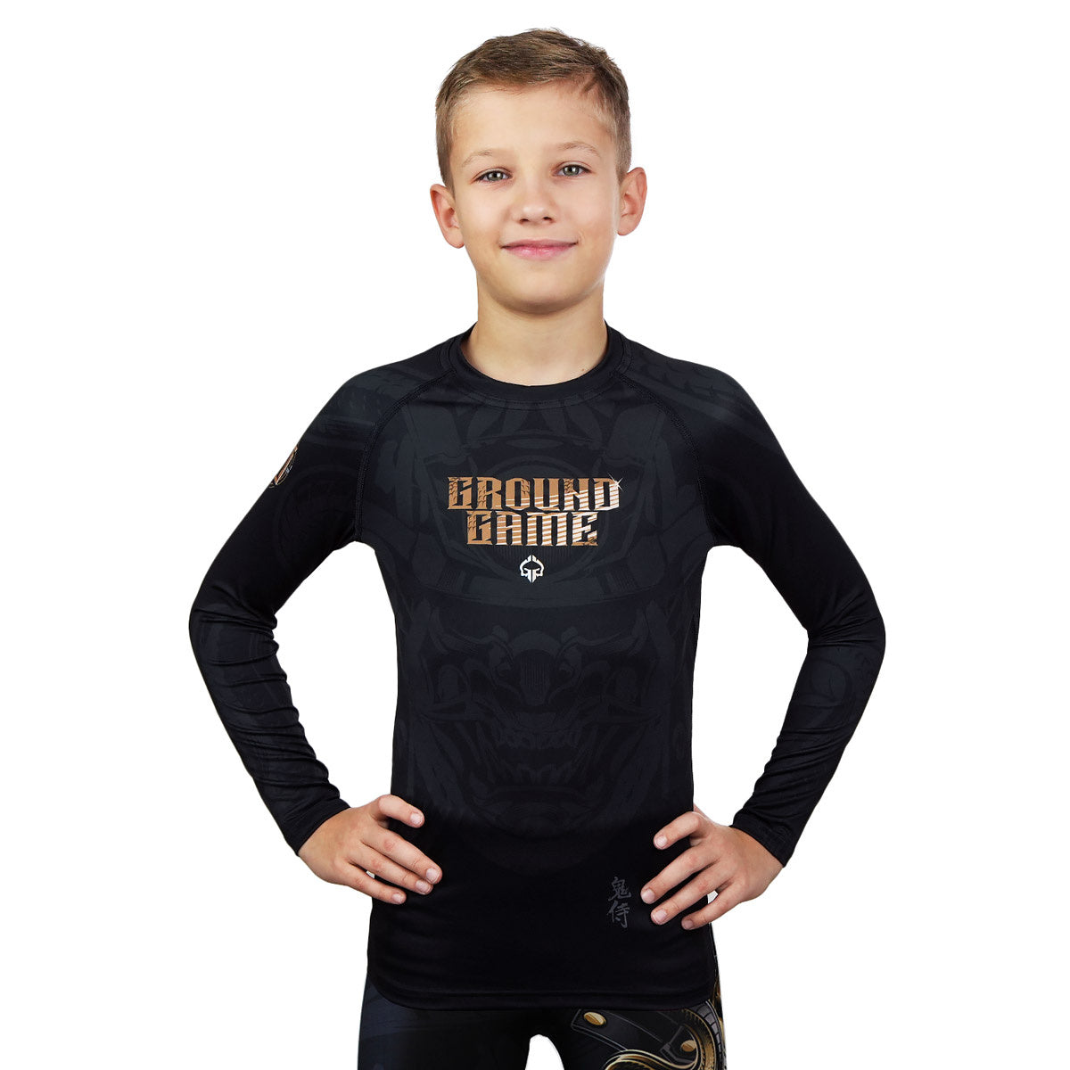 Otroški dolgorokavni rashguard Oni Samurai