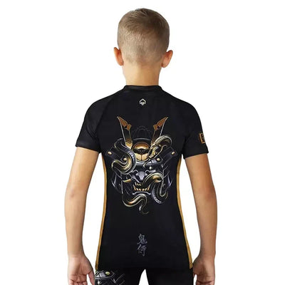 Otroški rashguard Oni Samurai s kratkimi rokavi