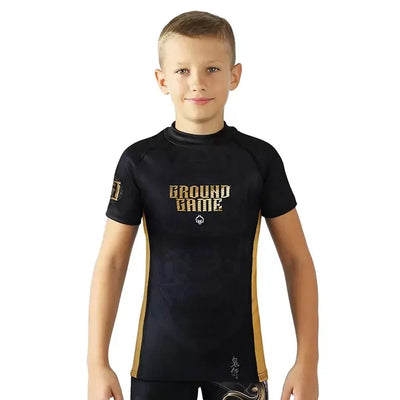 Otroški rashguard Oni Samurai s kratkimi rokavi