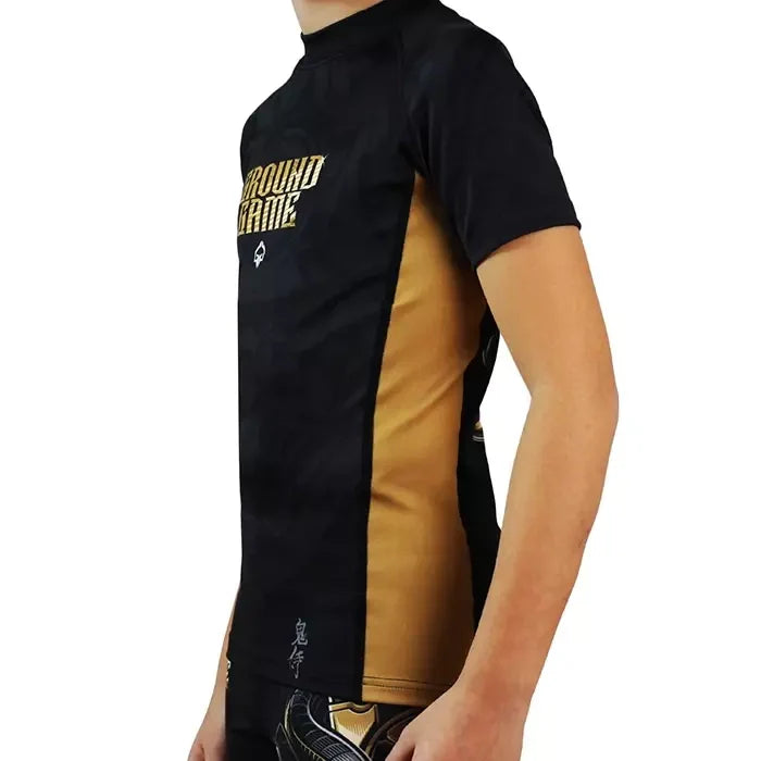 Otroški rashguard Oni Samurai s kratkimi rokavi