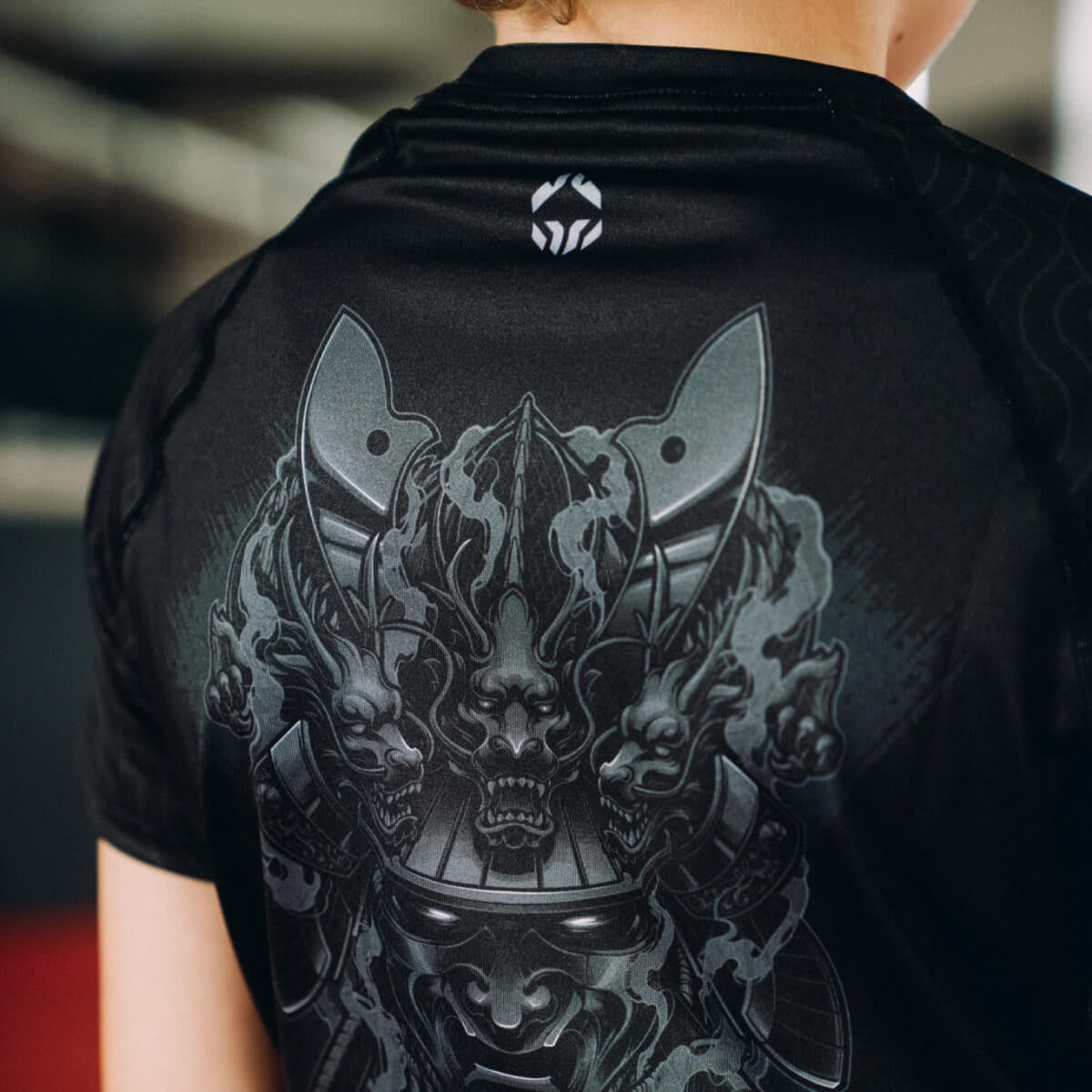 Otroški rashguard Samurai Shadow s kratkimi rokavi
