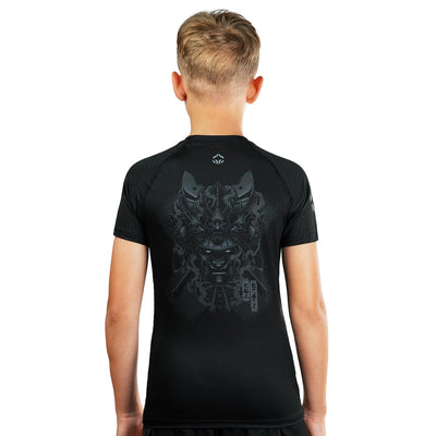 Otroški rashguard Samurai Shadow s kratkimi rokavi